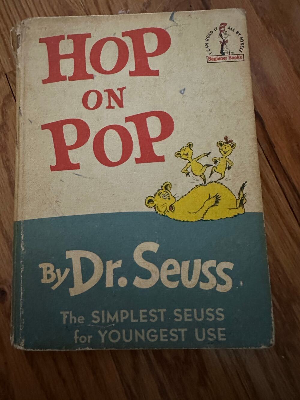 Vintage Dr. Suess Hop on Pop Bookclub Edition 1963